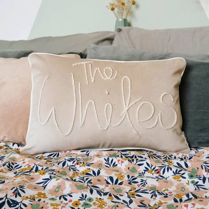 Personalised Couple Cushion for Weddings and Anniversaries for wholesale by JordanLovellA