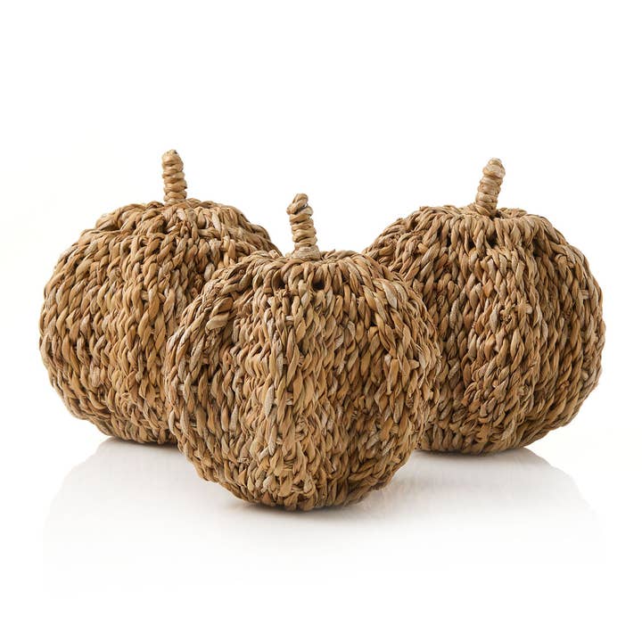 Small Hogla Pumpkins - Set of 3 for wholesale by SERRV International