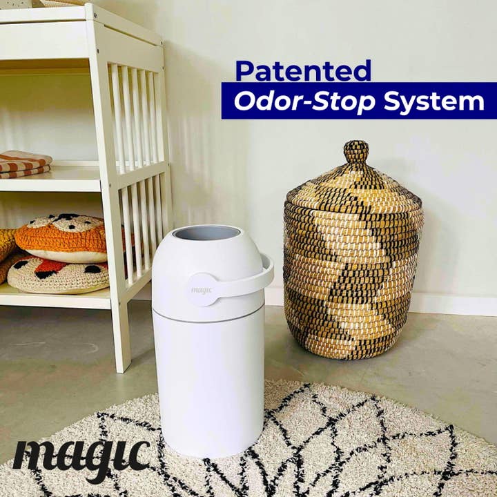 SHEERUN - Wholesale Diaper Caddy - Baby - Magic Diaper Pail, Patent Odor-Stop System, Use Regular Bags