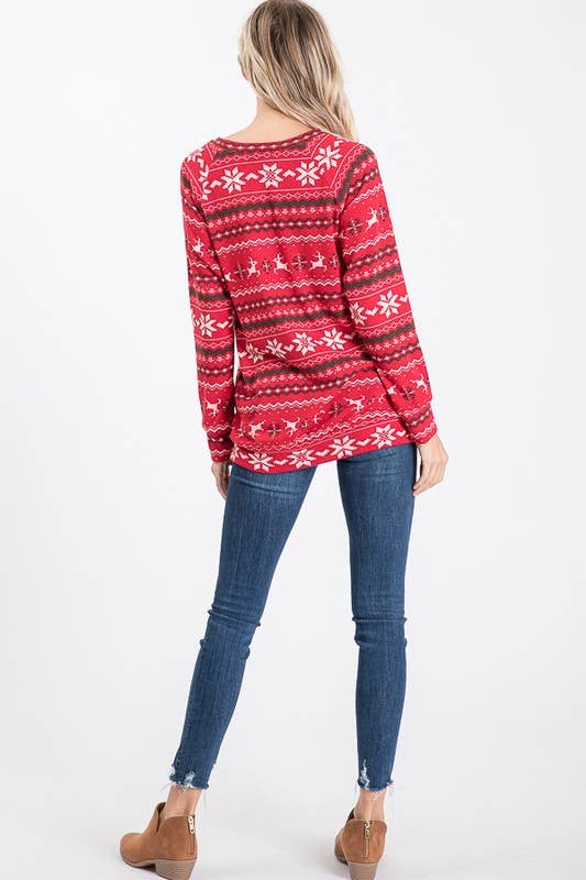 HEIMISH - Venta al por mayor Túnica - Mujer - IMPRESIÓN NAVIDEÑA ST1344-1110