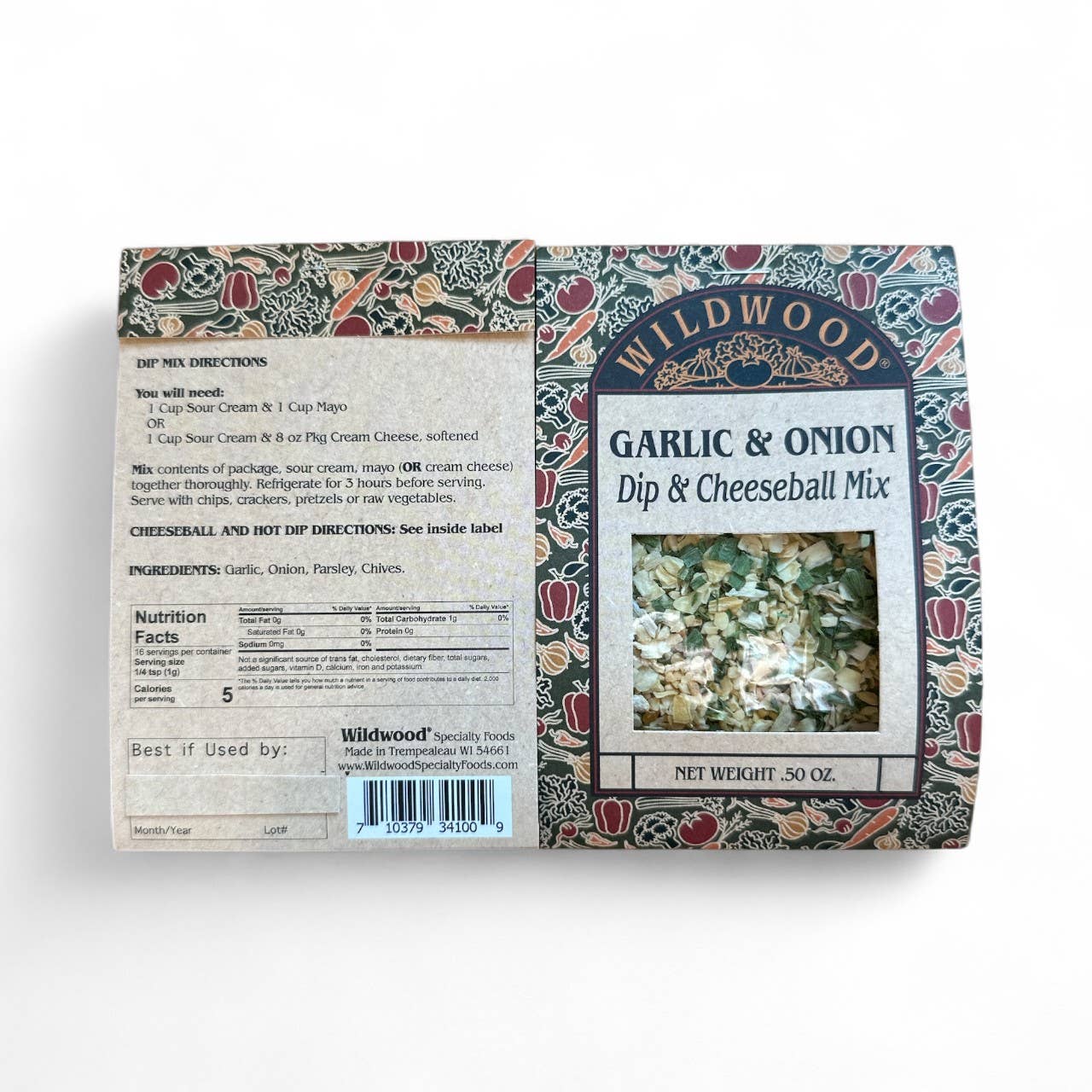 Wildwood Specialty Foods - Wholesale Dip - Garlic & Onion Dip Mix Case1