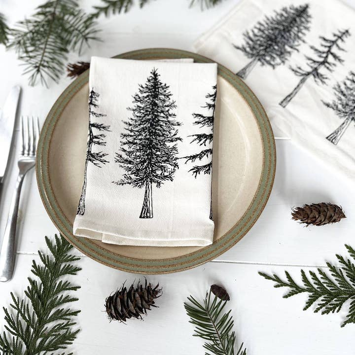 Your Green Kitchen - Wholesale Dinner & Cloth Napkin - Cloth Napkins / Tree Napkin set of 2/ Reusable Napkin