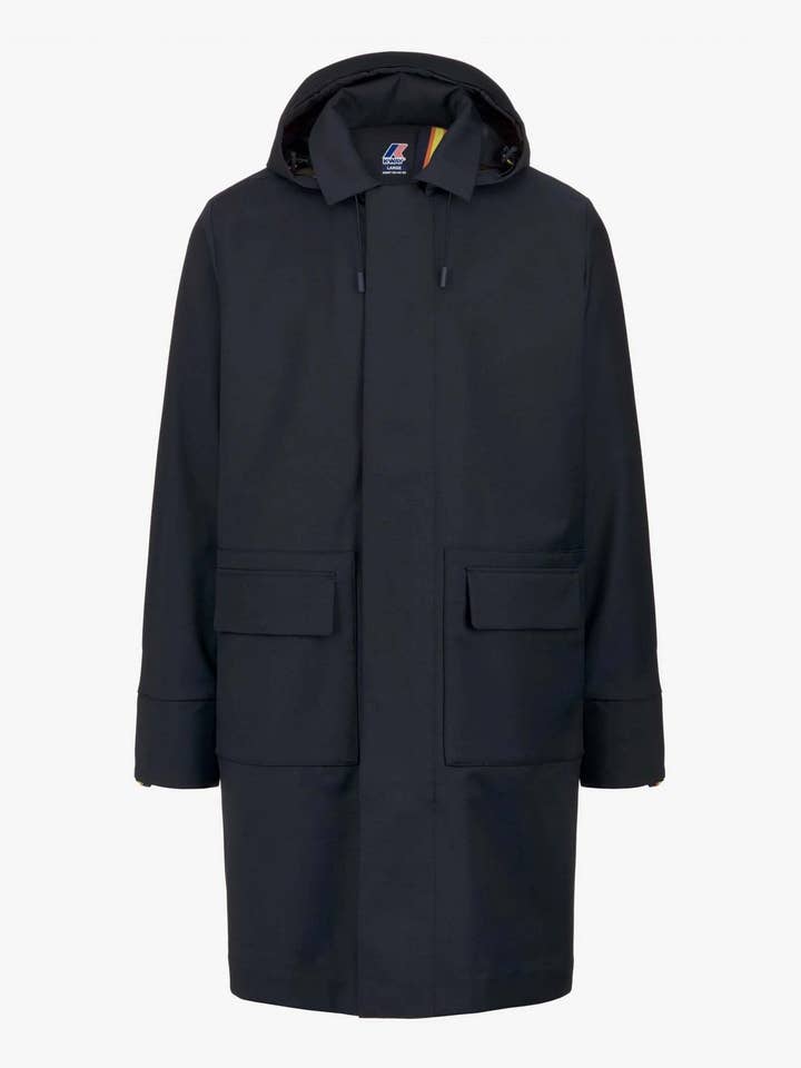 Trench Homme K-WAY POIROL TECH LAINE MÉLANGÉE pour la vente par CRUSH STORE