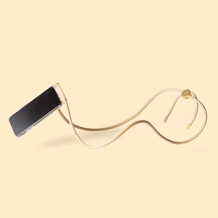 Custom iPhone Case + Cord (Gold) for wholesale by KNOK