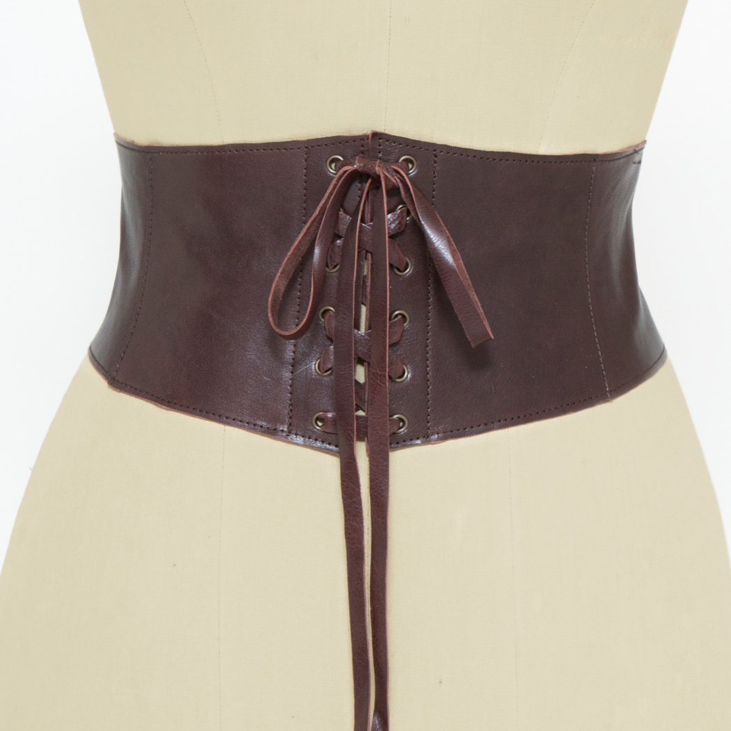 JUAN·JO GALLERY      (Leather Gallery, SCP) – wholesale Belt – Women's – Elastic leather corset belt6