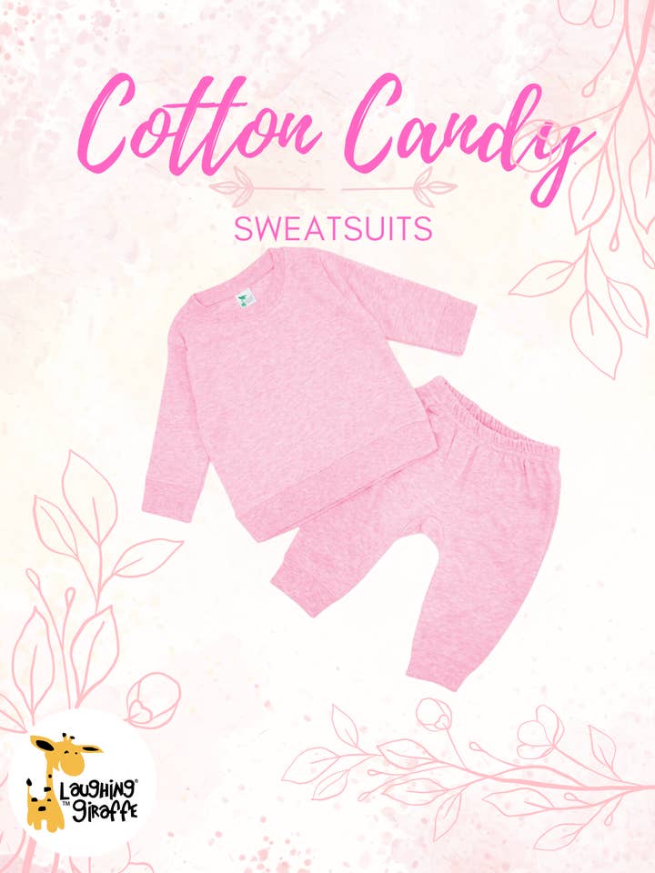 Laughing Giraffe - Wholesale Top & trousers set – Baby - Infant Baby Sweatsuit Set - Pant & Pullover Tracksuit Unisex6