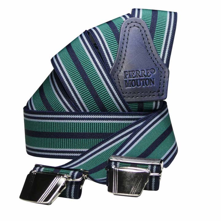 Bretel Le Mans Groen 120/3 | Handgemaakt voor wholesale door Pierre Mouton