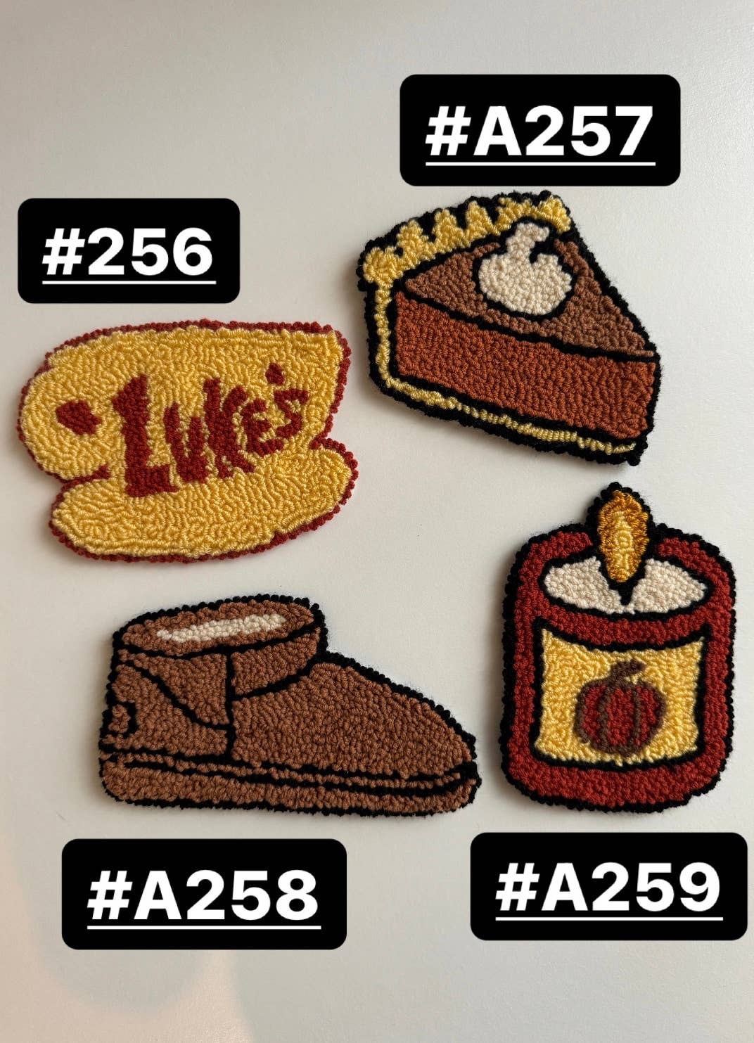 MUUDLAND - Wholesale Coasters - MUG RUG COASTERS PUNCH NEEDLE6