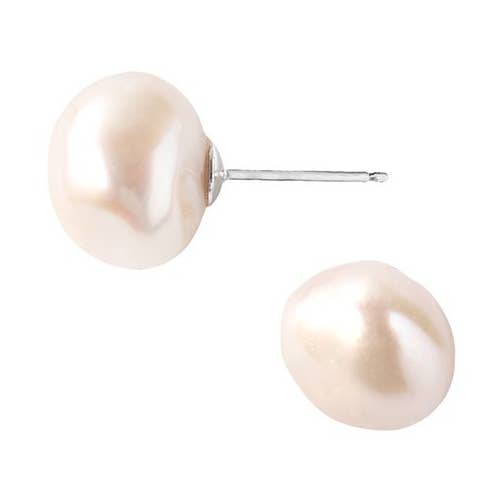 #PearlySea Paire de boucles d'oreilles en perles d'eau douce et argent pour la vente par Dropps By Szhirley