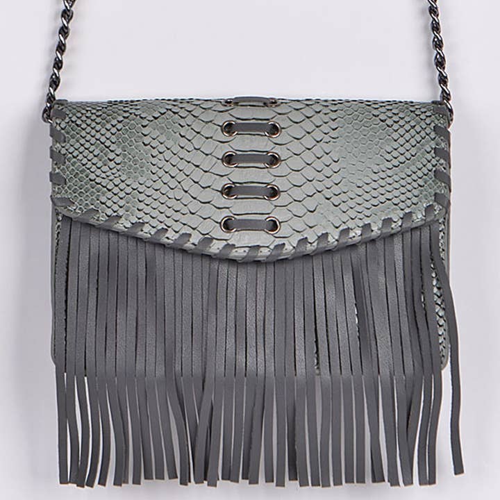 Pochette con nappine con stampa animalier per la vendita all'ingrosso da parte di 3AM BY H&D ACCESSORIES