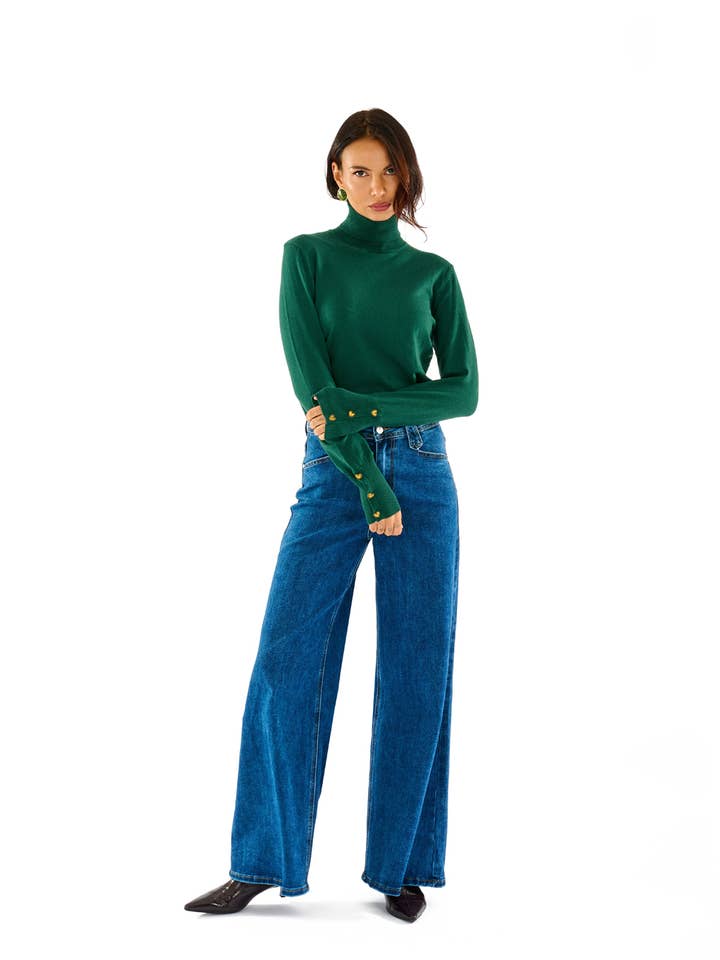 Wide-leg jeans for wholesale by Giorgia & Johns