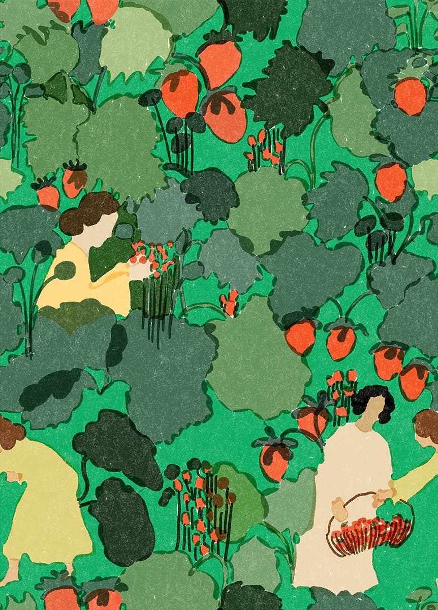 Alja Horvat d.o.o. - Wholesale Art Print - Strawberries Art Print2