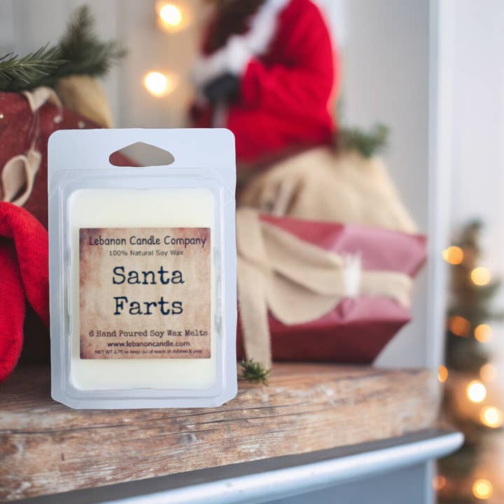 Lebanon Candle Company - Wholesale Jar/Filled Candle - Santa Farts