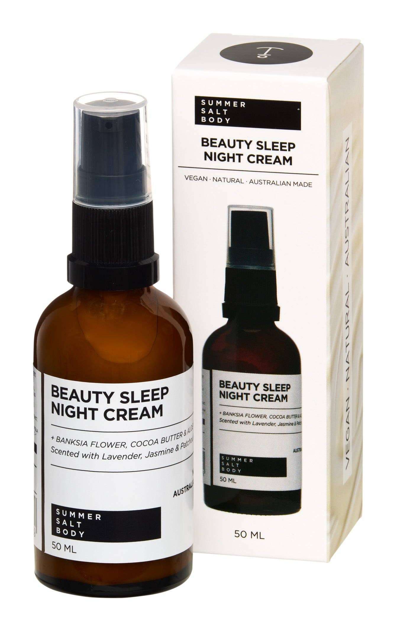 Summer Salt Body - Vente Crèmes de nuit - Soins de la peau - Crème de nuit Beauty Sleep - 50 ml