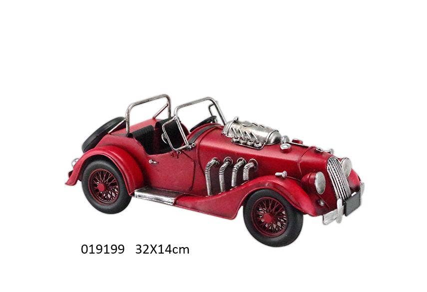 Faye - Wholesale Decorative Tabletop Object - Red Car 32 X 14 X 12 cm0