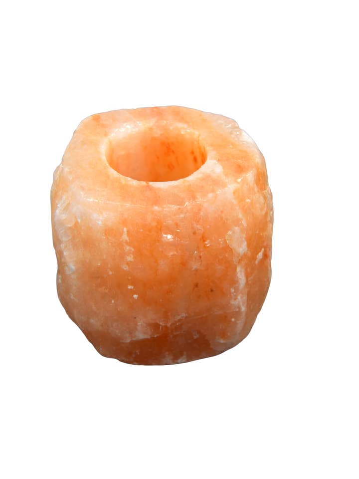 Candelabro de sal cruda del Himalaya para venta al por mayor de Soorprendimi - IFP ideaforproject srl