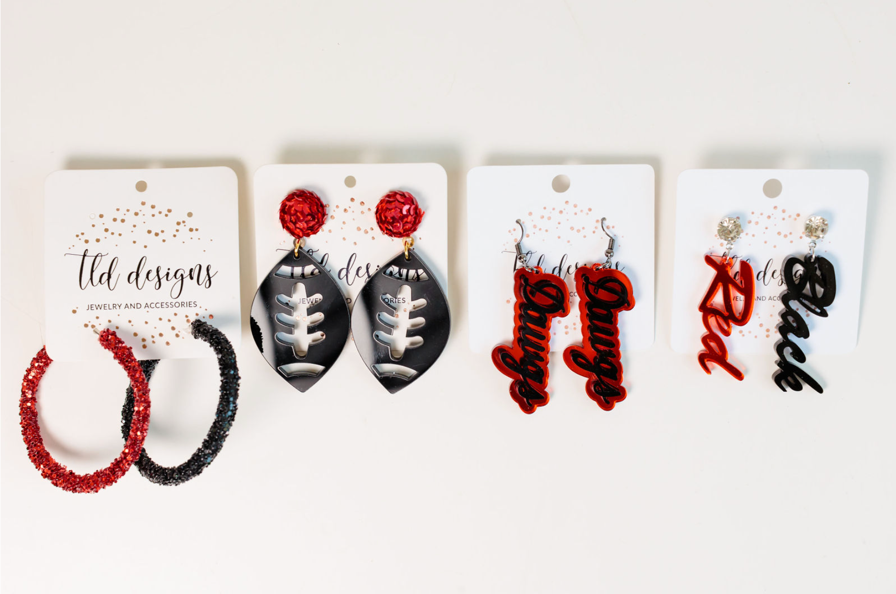 TLD Designs - Wholesale Jewelry Set - Red and Black Collection3