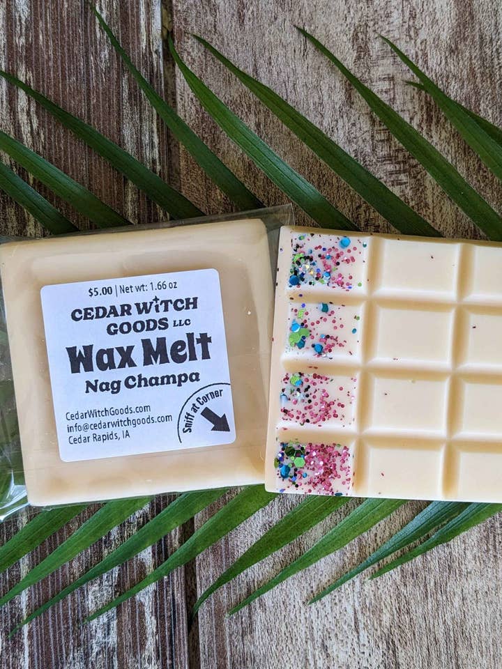 Nag Champa Wax Melt for wholesale by Cedar Witch Goods