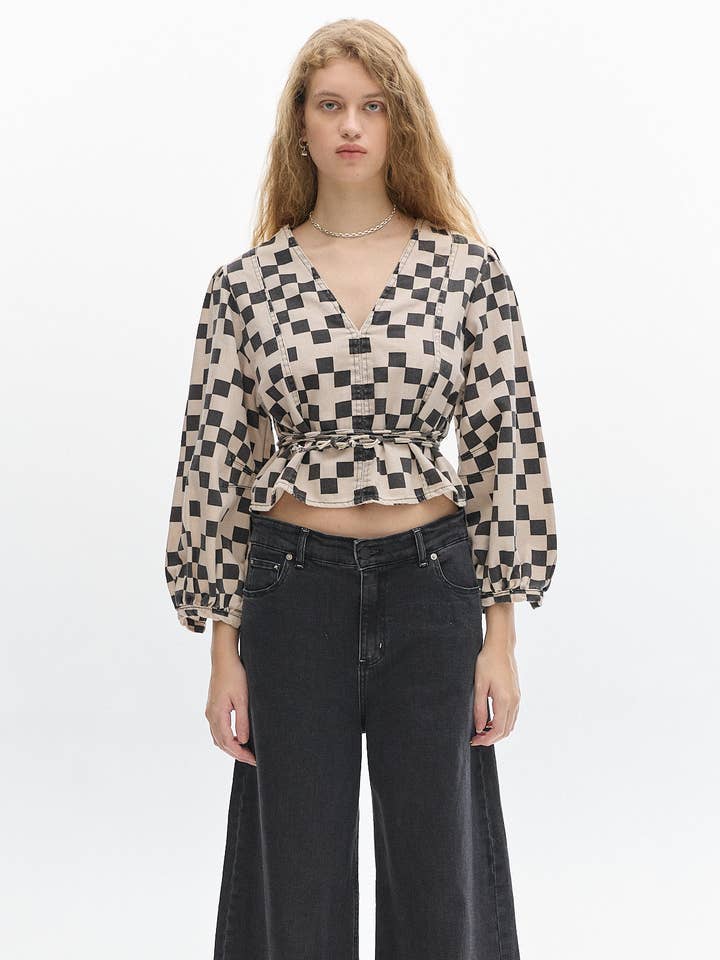 Holden blouse _ Print for wholesale by Pastiche