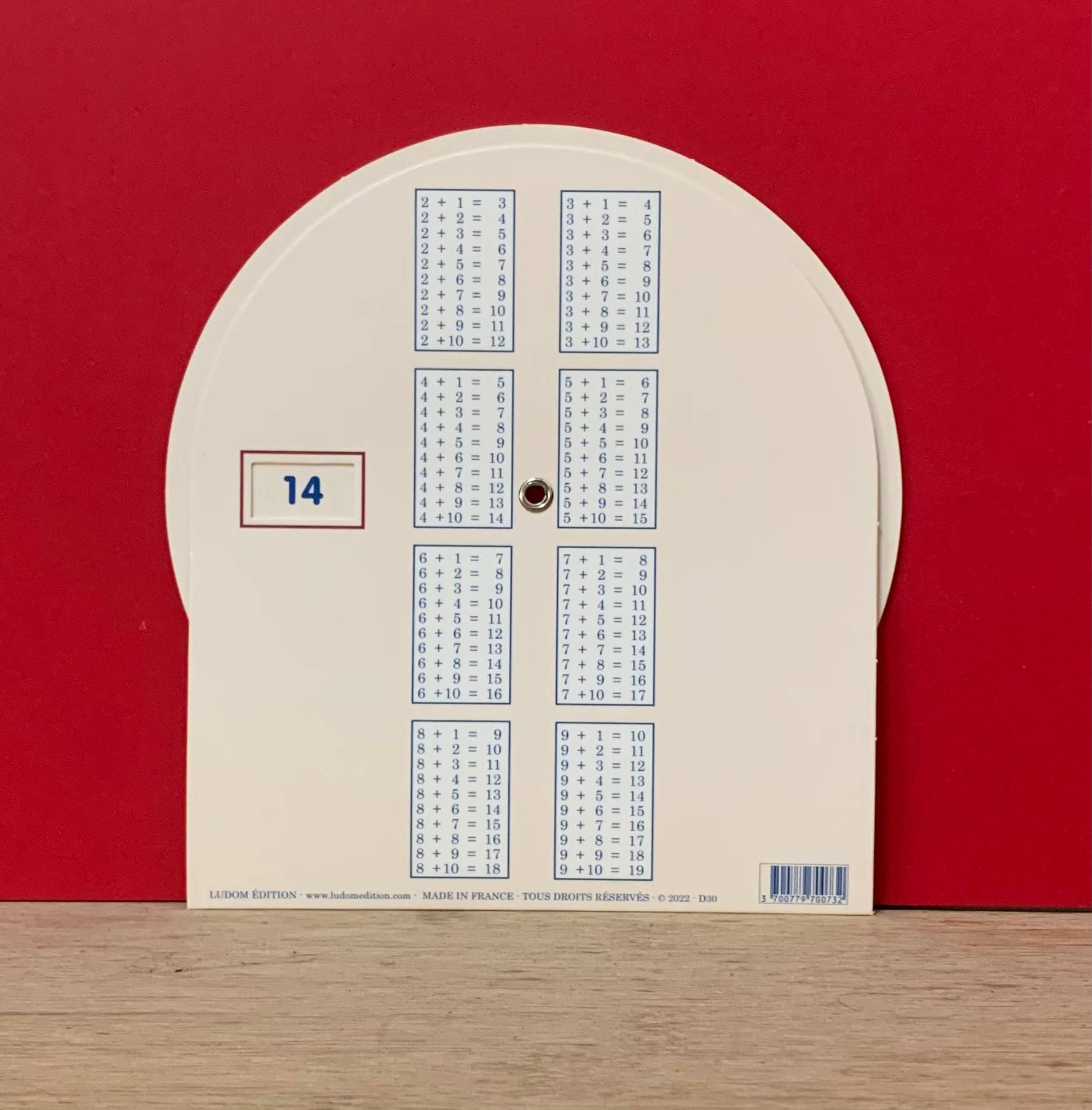 LUDOM EDITION - Wholesale Learning Cards - Kids & Baby - Disc Addition Answer on the Back - Blackboard1