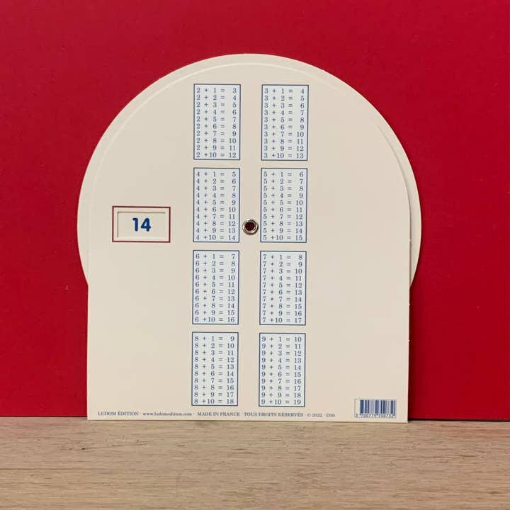 LUDOM EDITION - Vendita all'ingrosso Carte didattiche - Bambini e neonati - Disco Aggiunta Risposta sul retro - Lavagna Nera1