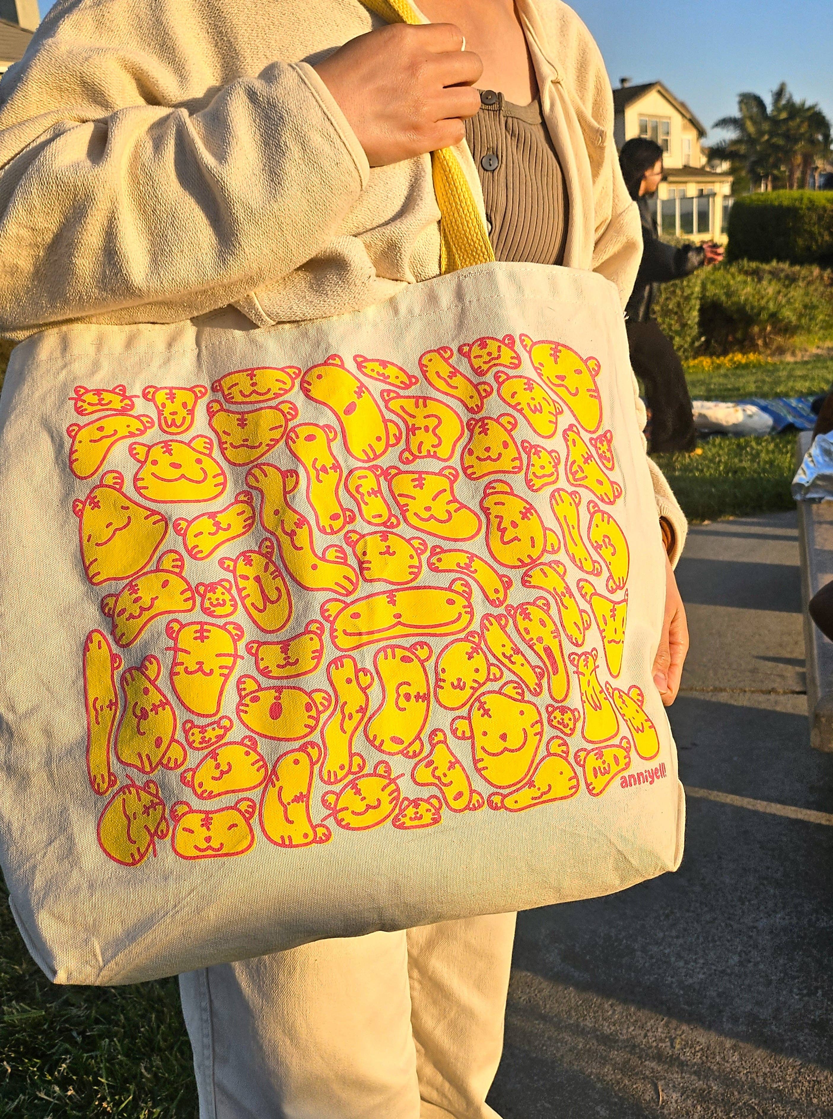 anniyell - Wholesale Tote Bag - Women's - silly tigers! Jumbo Tote Bag1