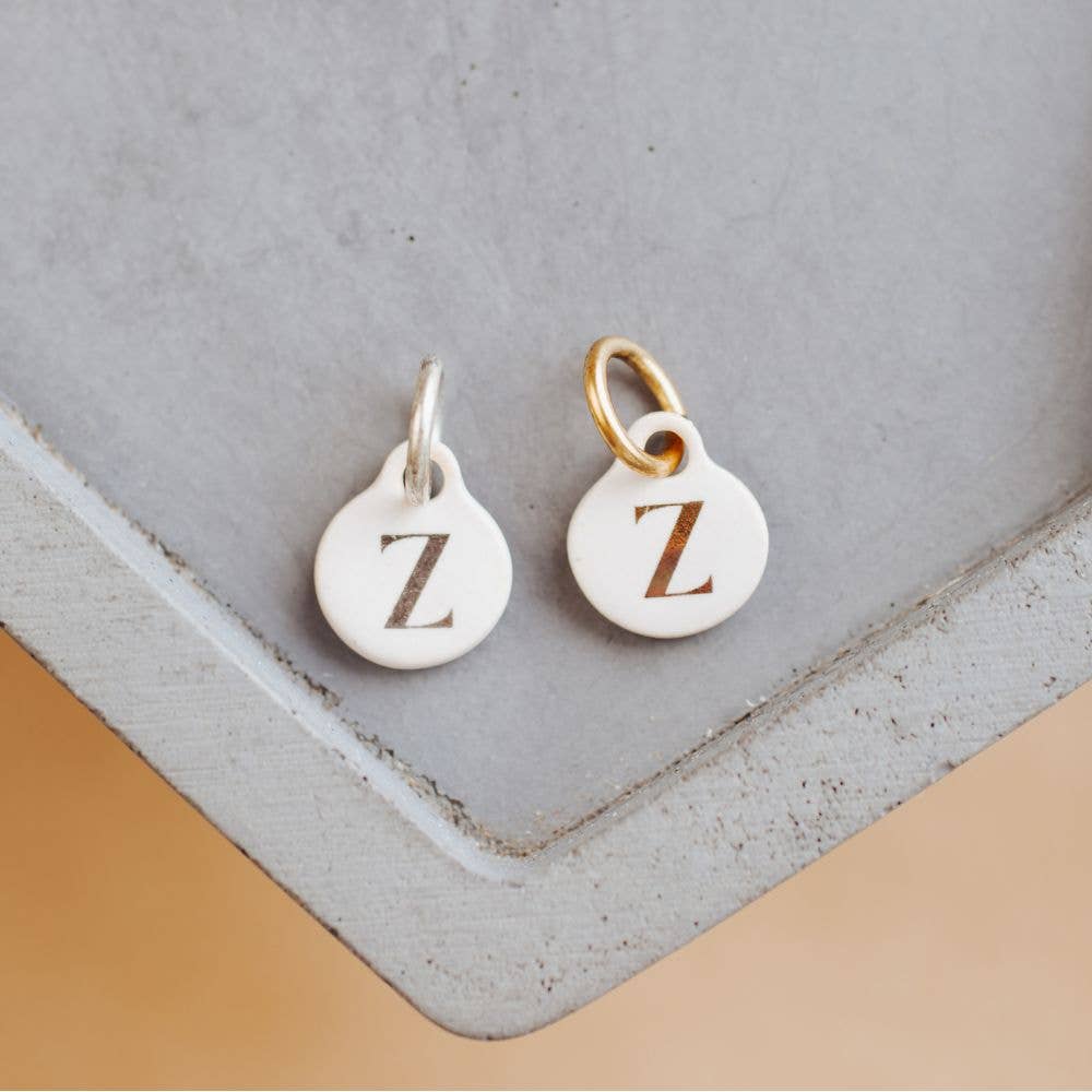 Bel Kai - Wholesale Individual Charm/Pendant - Ceramic Initial Charm26