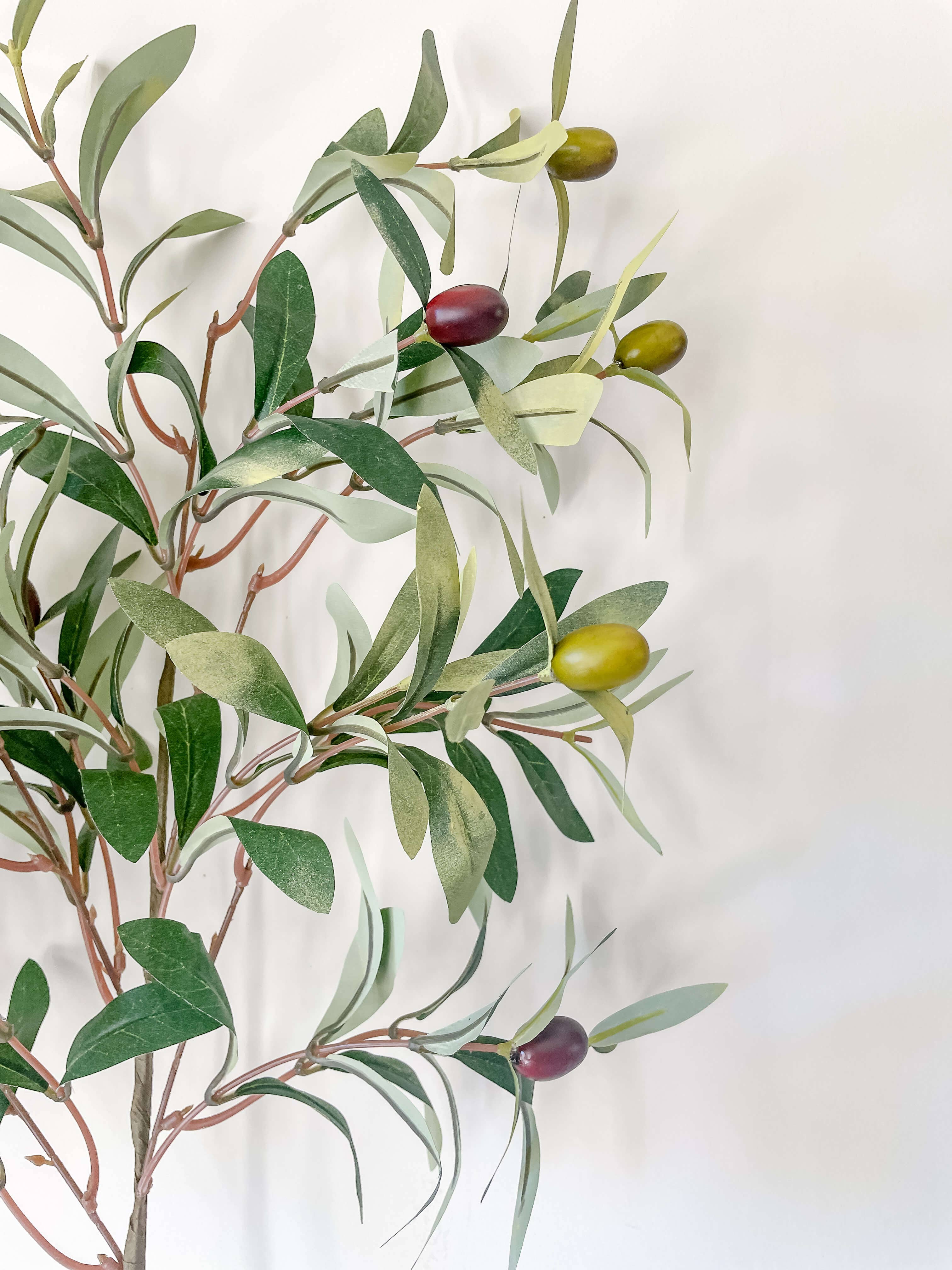Hycroft Home Decor - Wholesale Artificial Plant - Olive Branch Stem 31" Faux Greenery1