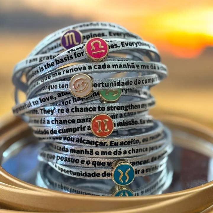 HIPZ ESSENTIALS - Wholesale Beaded Bracelet - Gratitude Mantra