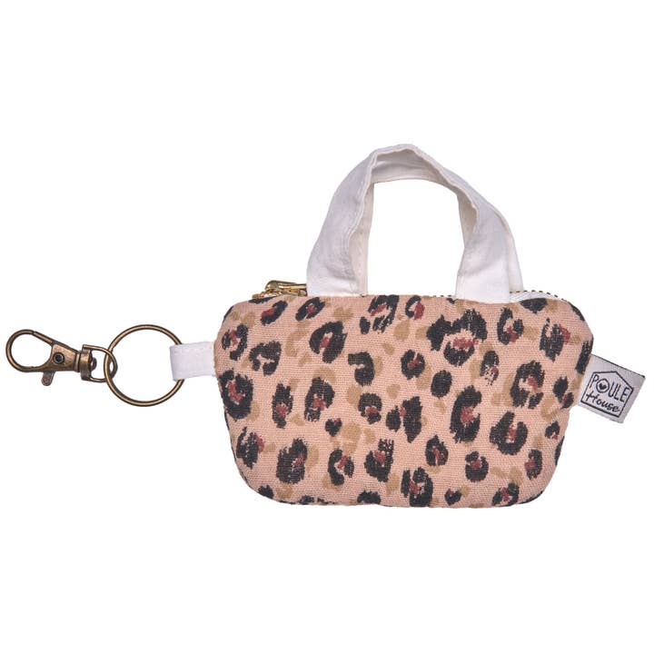 Custodia per auricolari: mini borsa leopardata per la vendita all'ingrosso da parte di Poule House