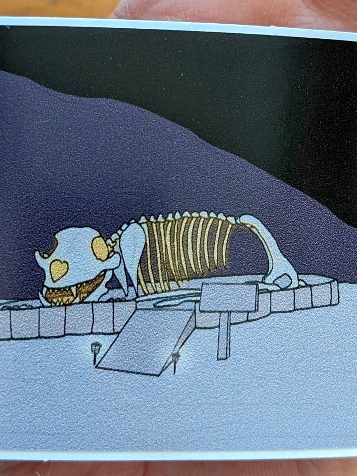 Mon corps, ma maison : Autocollant maquette pour la vente par Zeppy Stardust Studios