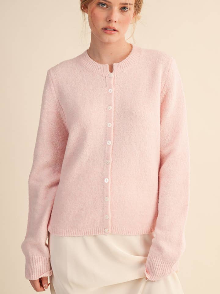 &MERCI - Wholesale Cardigan - Women's - MARLED KNIT SWEATER CARDIGAN MSW112485