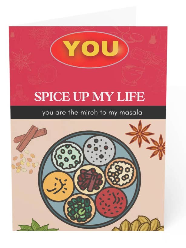 You Spice Up My Life | Shan Masala Greeting Card for wholesale by Paper in the City