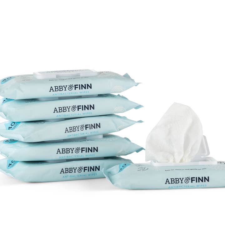 Lingettes antibactériennes pour la vente par ABBY&FINN