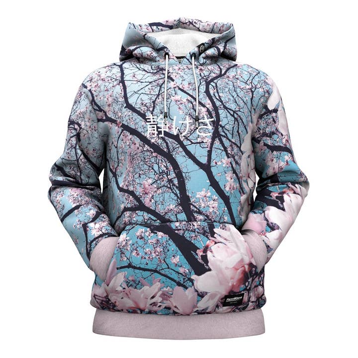 Sweat à capuche brodé Cherry Blossom pour la vente par FreshHoods