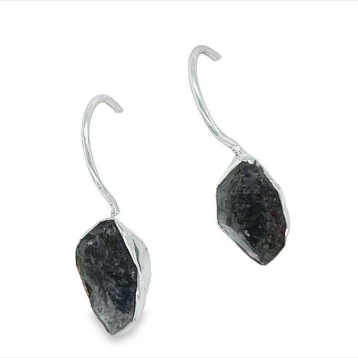 Starry Nights Black Herkimer Diamond Earrings for wholesale by Desiderate