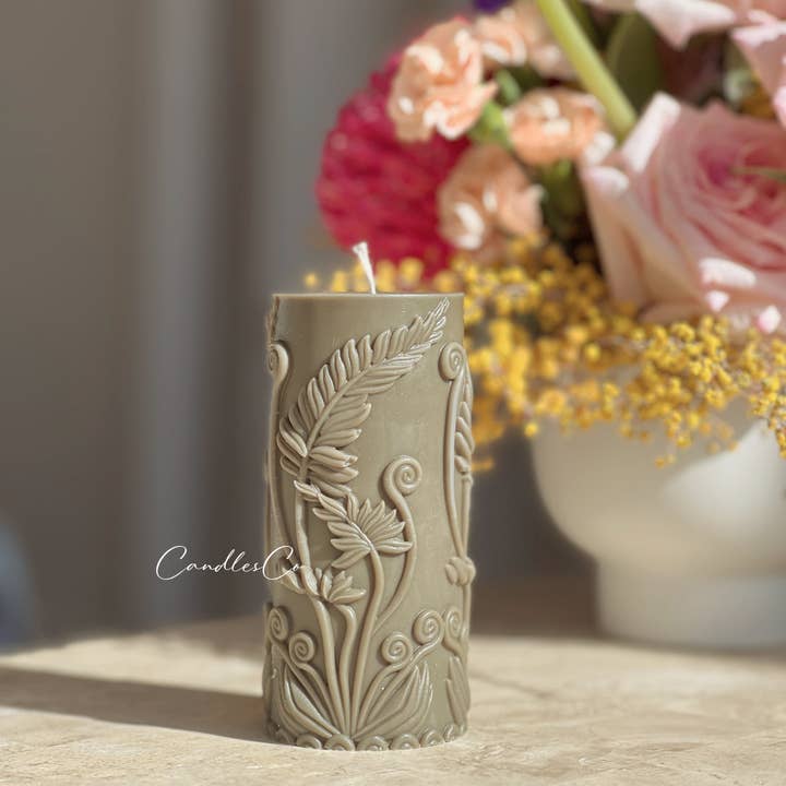CandlesCo Australia - Wholesale Pillar candle - Garden Pillar Soy Wax Candle3