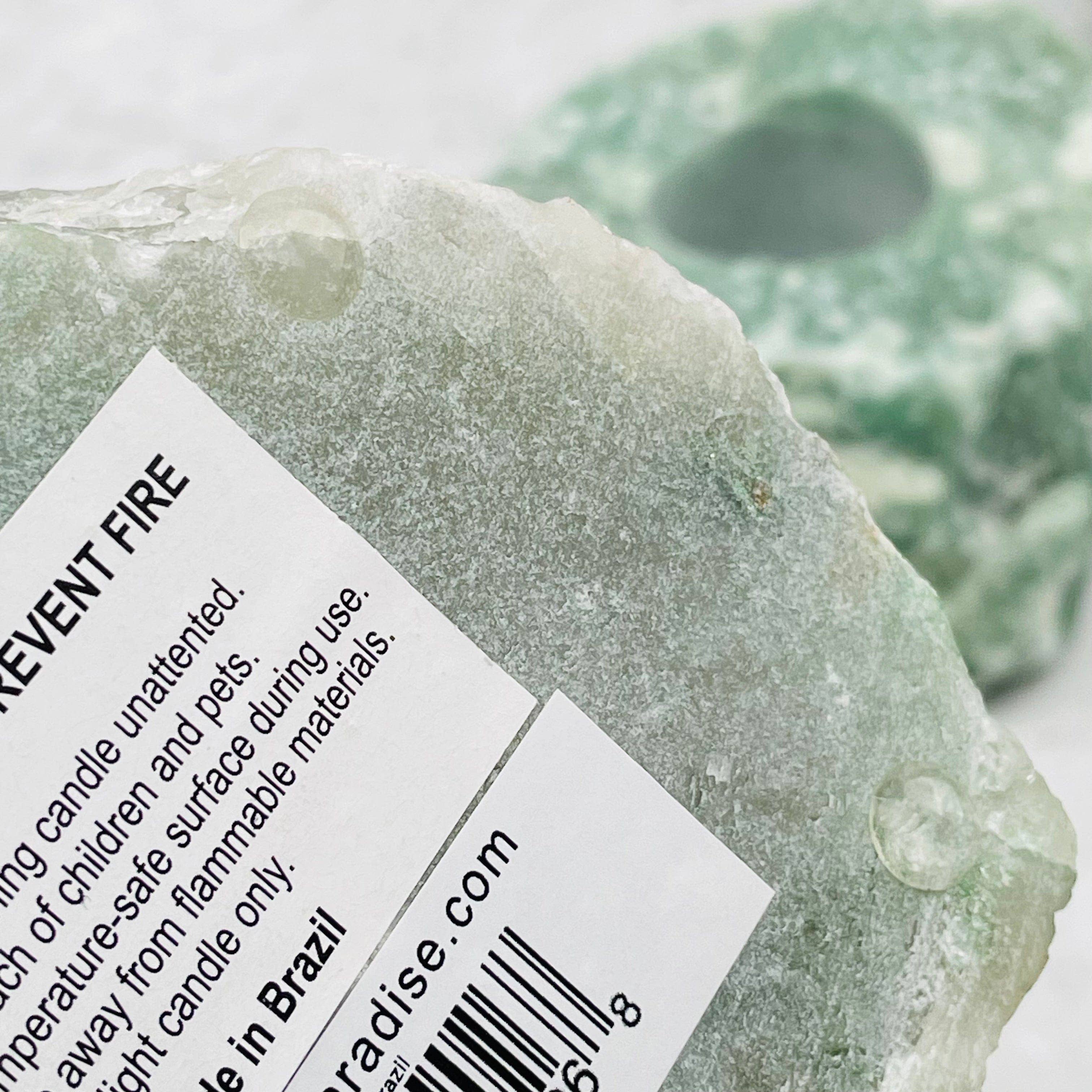 Rock Paradise – Suporte de vela por atacado – Castiçal de Quartzo Verde - Luz de Chá de Vela de Cristal13