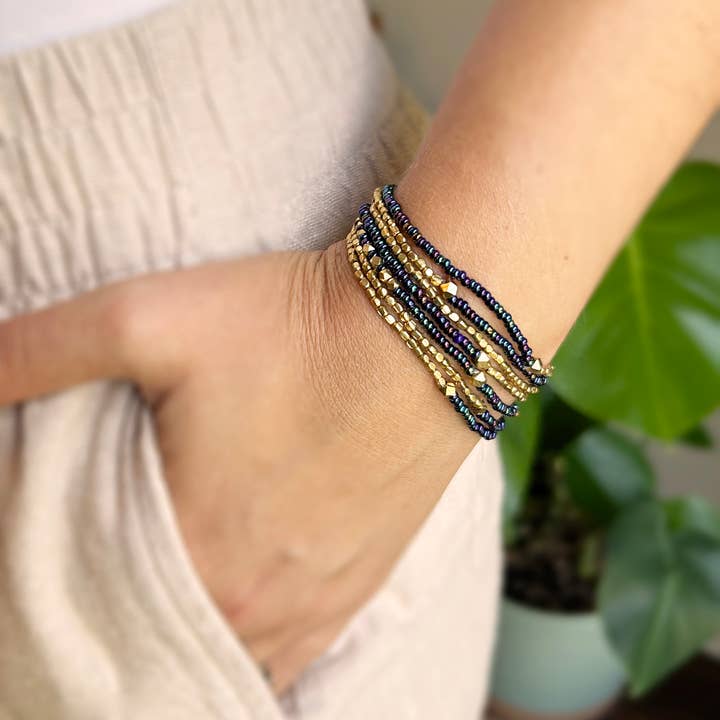 Jimani Collections - Wholesale Beaded Bracelet - "Fear Not, The Grace of God Is Sufficient" Message Bracelet1