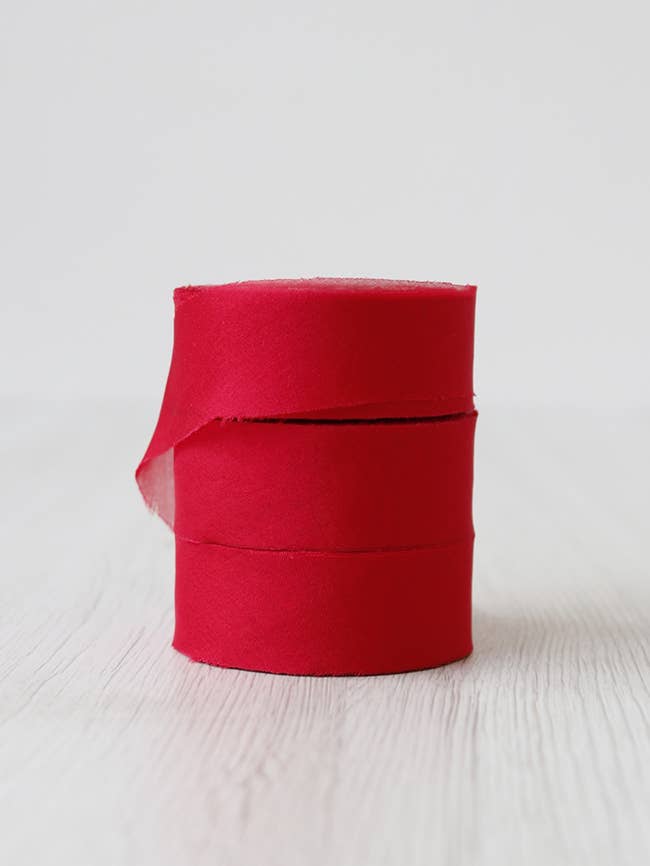 DHG - Wholesale Ribbon - Gift Wrapping - Chiffon 6 Silk Ribbon, 2.5 cm wide - 17m - Solid19