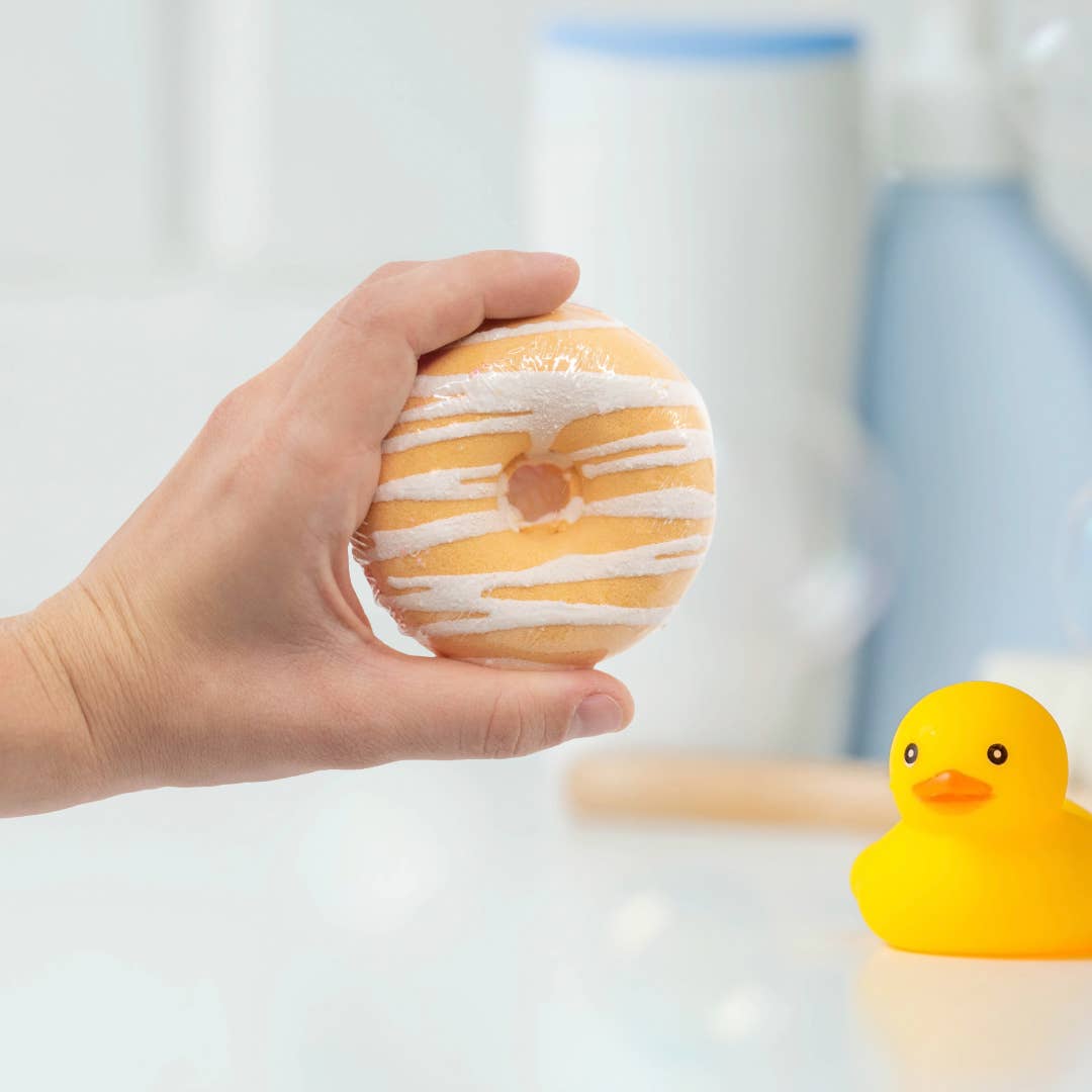 Luxiny Products - Luxurious Bath and Body - Wholesale Bath bomb/fizz - Tropical Mango Papaya Donut Bath Bomb – Fizzy Escape