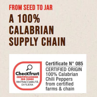 Gourmet Food Solutions, Inc. - Wholesale Pickled Vegetables - Sliced Calabrian Chili in Oil, Delize di Calabria 280g glass2