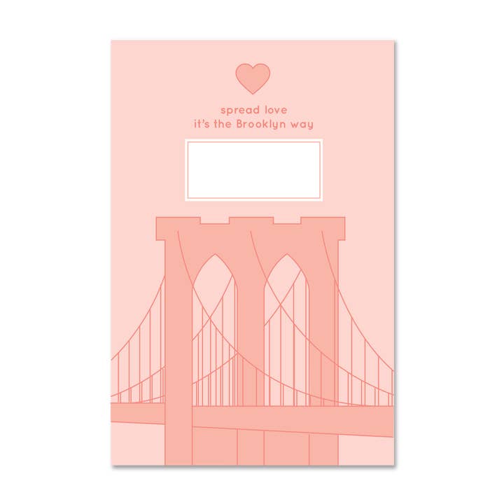Brooklyn Bridge Journal - Pocket Note Book for wholesale by Quick Brown Fox Letterpress