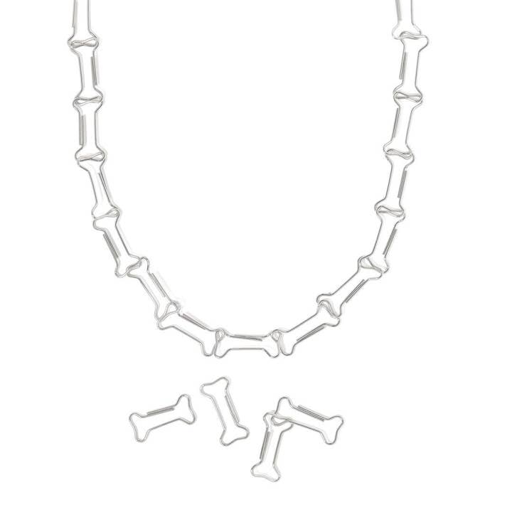 #FunnyBone - Collier Dogs MeatBone - Plaqué Argent Sterling pour la vente par Dropps By Szhirley