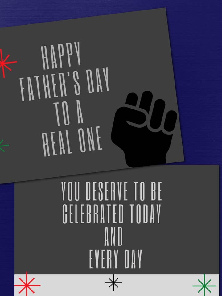 Rigtig One Fars dag-kort for engroshandel hos The Brown Girl Paper Company