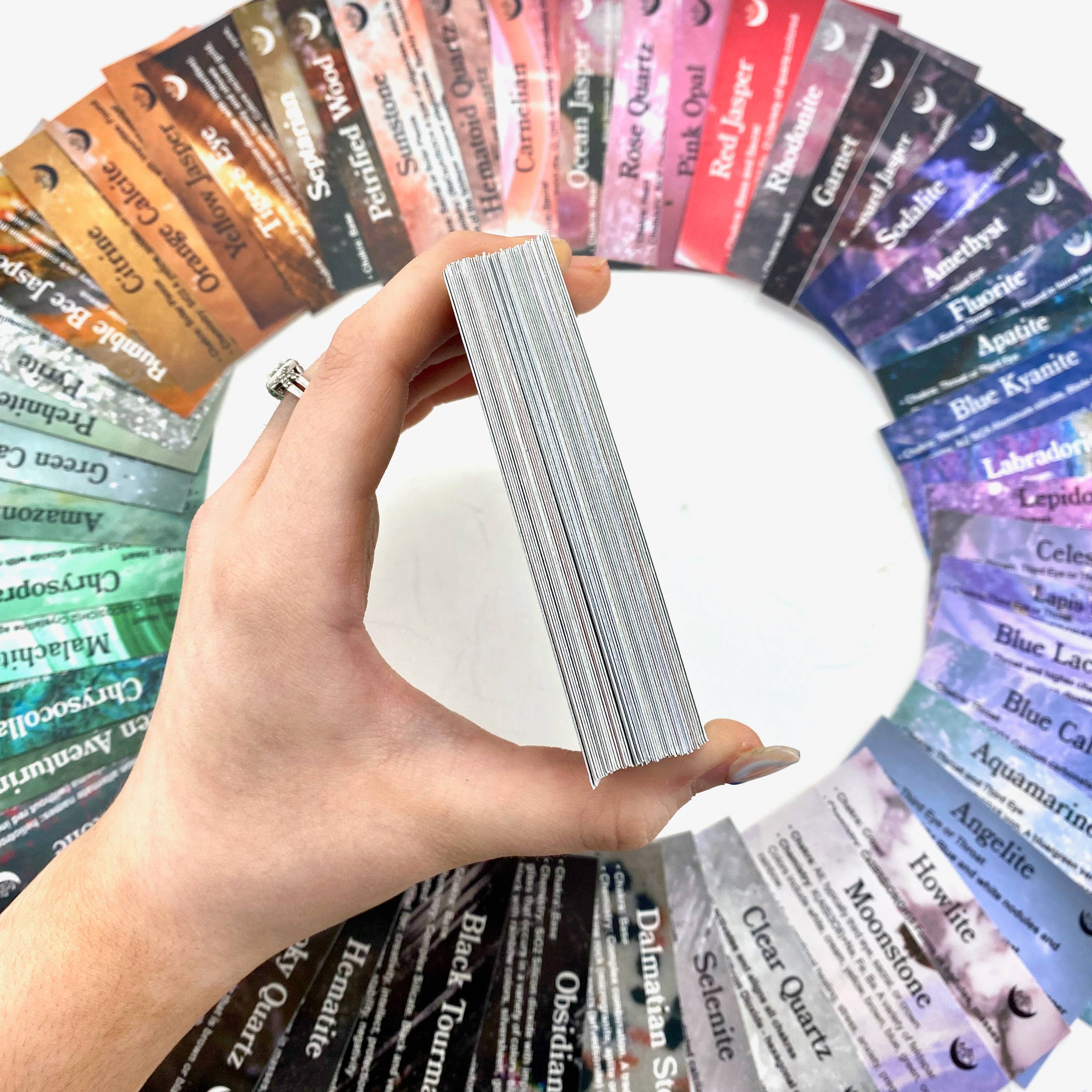 Moon Mountain Gems - Vente Cartes de tarot - Jeu de cartes de guérison par cristaux Édition 14