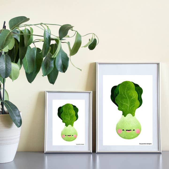bok choy (stampa artistica) per la vendita all'ingrosso da parte di heypandadesigns