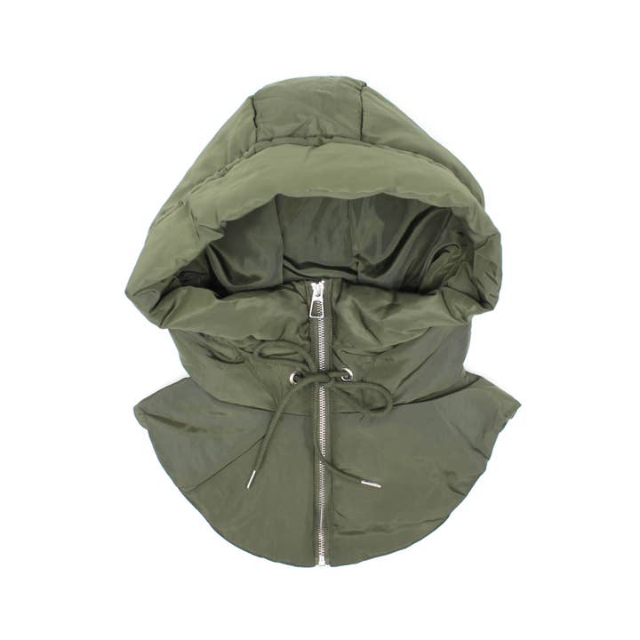 Doudoune plastron à capuche pour la vente par Vimoda