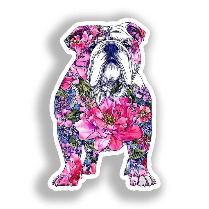 Adesivo Cane Bulldog Inglese # A018919 per la vendita all'ingrosso da parte di Yoonek Graphics