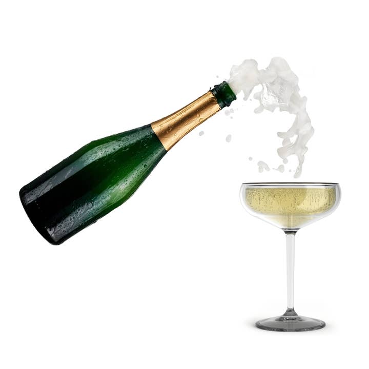 Fox Run Brands - Wholesale Champagne flute - Outset Coupe Champagne Glasses1